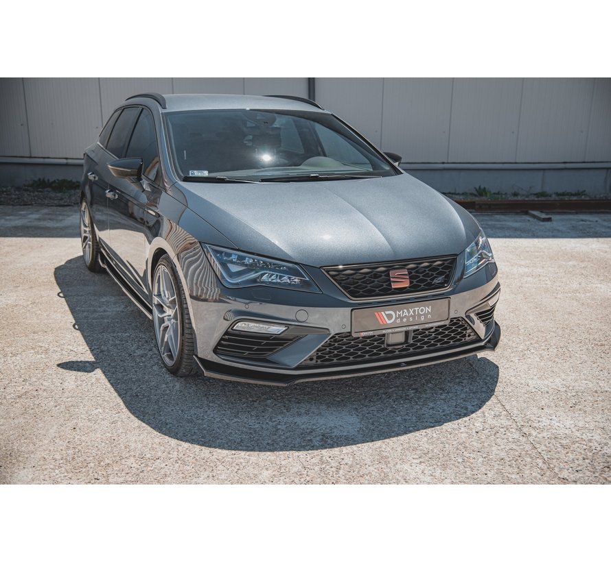 Maxton Design FRONT SPLITTER V.7 Seat Leon Cupra / FR Mk3 FL