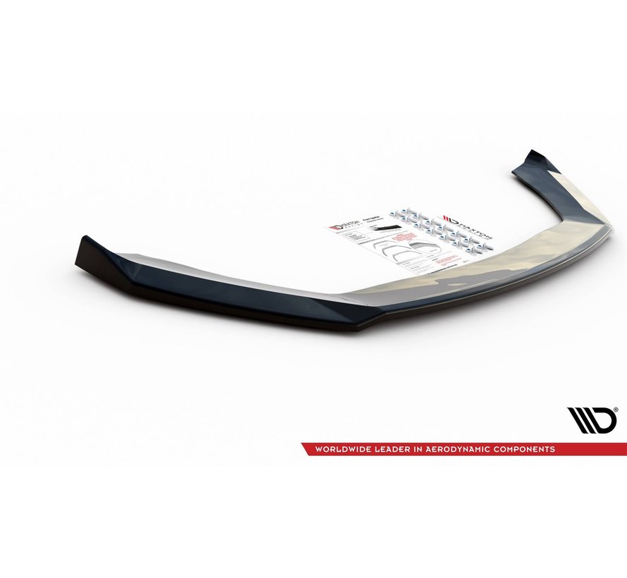 Maxton Design FRONT SPLITTER V.7 Seat Leon Cupra / FR Mk3 FL