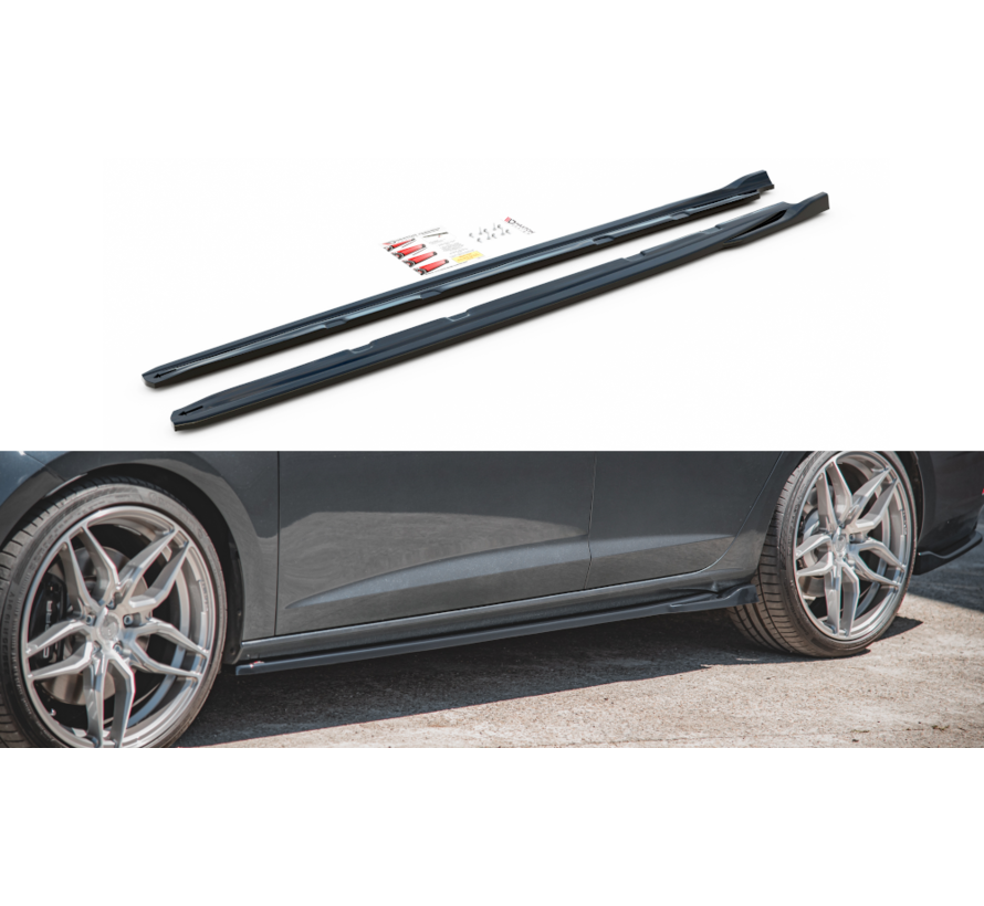 Maxton Design SIDE SKIRTS DIFFUSERS  V.4 Seat Leon Cupra / FR Mk3 FL