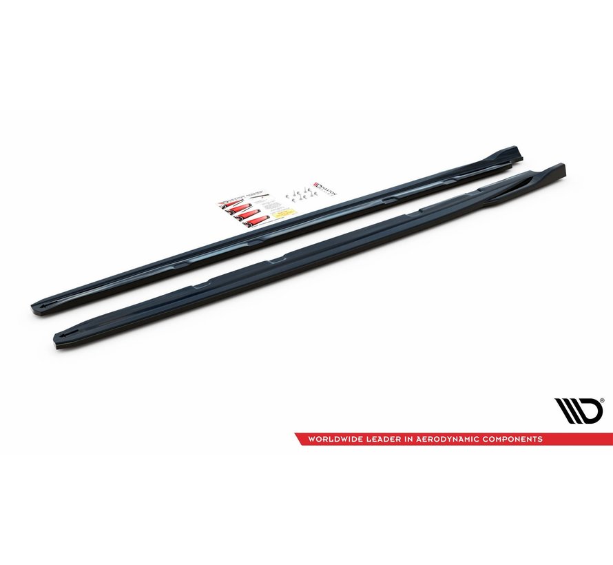 Maxton Design SIDE SKIRTS DIFFUSERS  V.4 Seat Leon Cupra / FR Mk3 FL