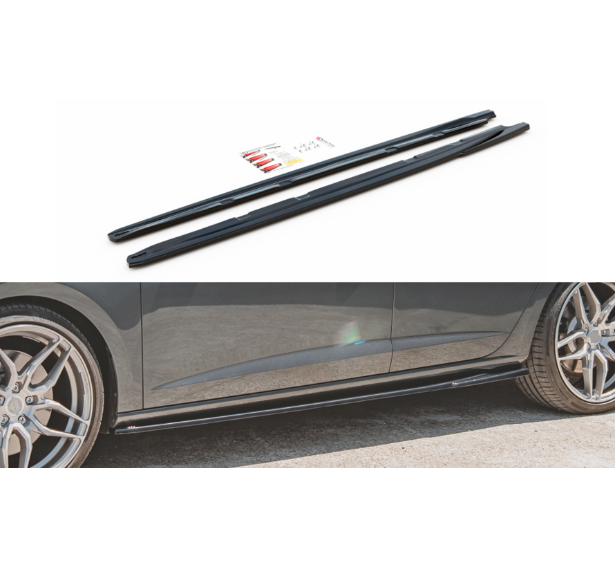 Maxton Design SIDE SKIRTS DIFFUSERS  V.5 Seat Leon Cupra / FR Mk3 FL