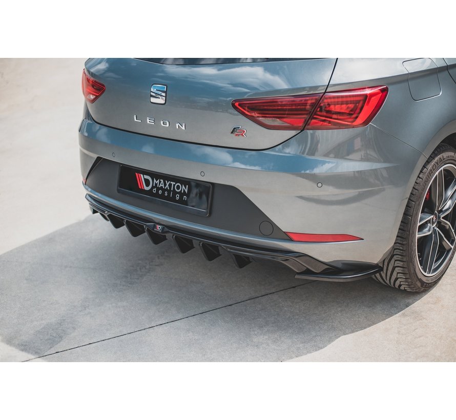 Maxton Design REAR DIFFUSER SEAT Leon Mk3 FR Facelift