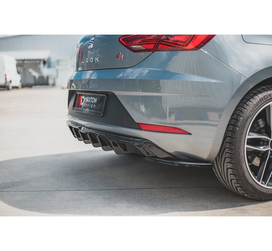 Maxton Design REAR DIFFUSER SEAT Leon Mk3 FR Facelift