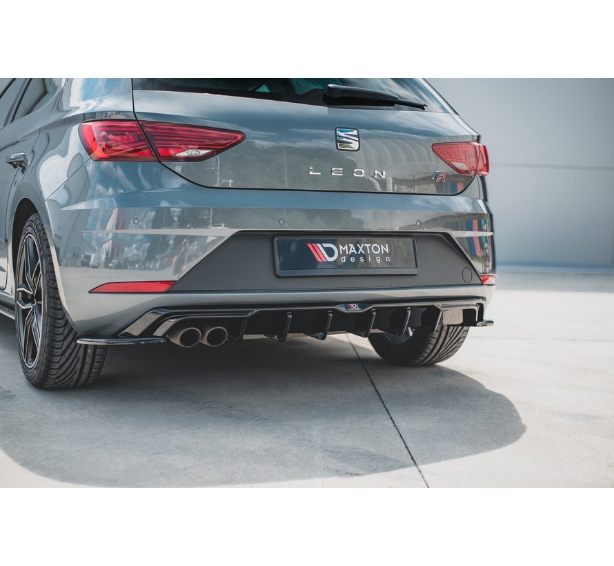 Maxton Design REAR DIFFUSER SEAT Leon Mk3 FR Facelift