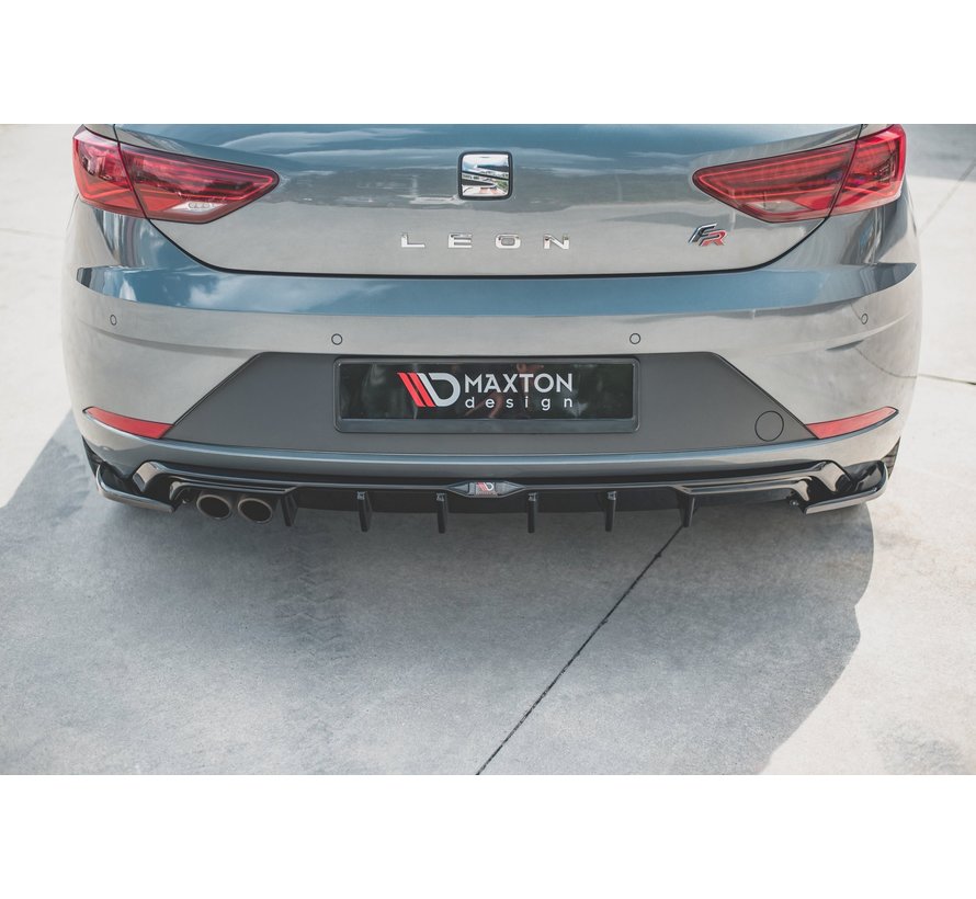 Maxton Design REAR DIFFUSER SEAT Leon Mk3 FR Facelift