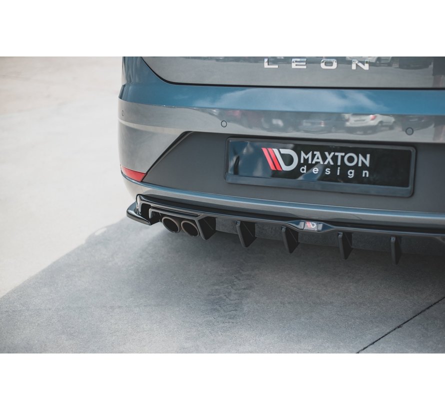 Maxton Design REAR DIFFUSER SEAT Leon Mk3 FR Facelift