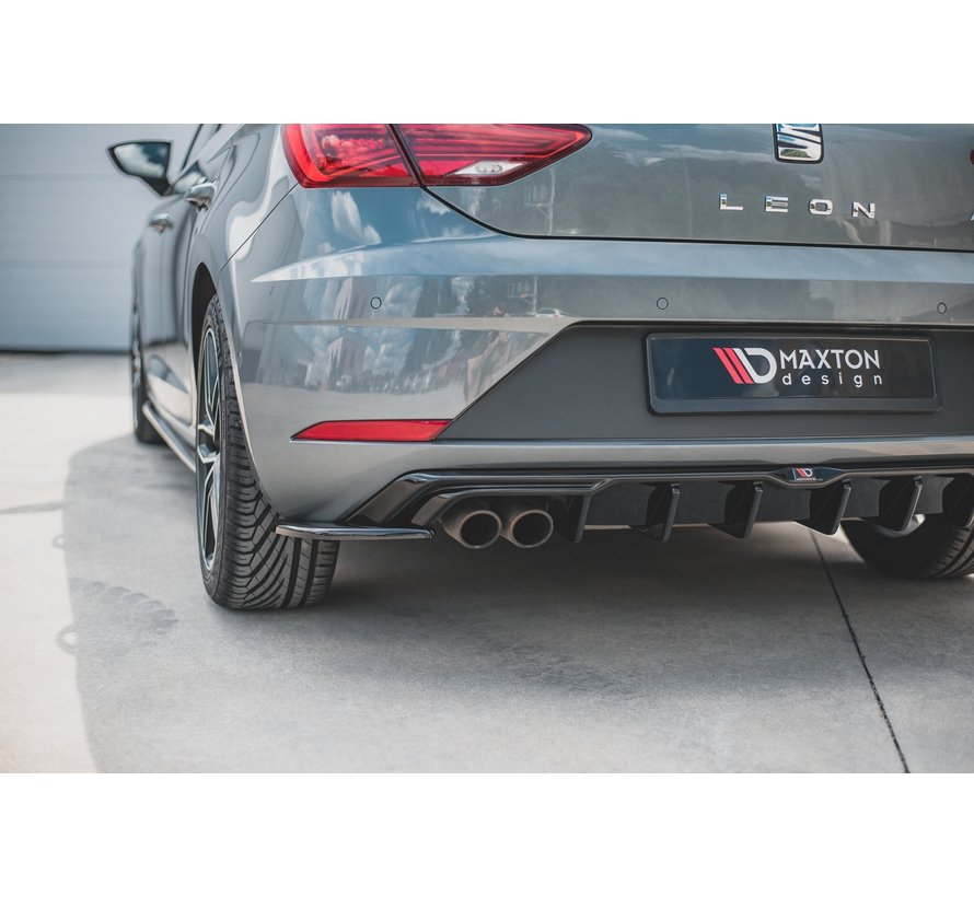 Maxton Design REAR SIDE SPLITTERS SEAT Leon Mk3 FR Facelift