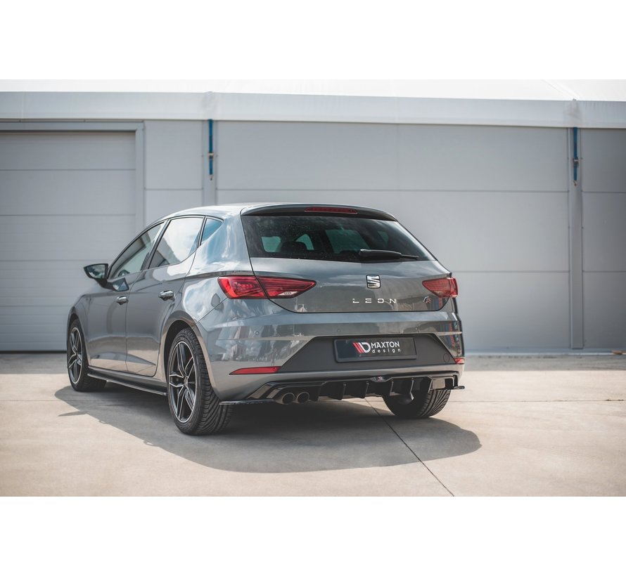 Maxton Design REAR SIDE SPLITTERS SEAT Leon Mk3 FR Facelift