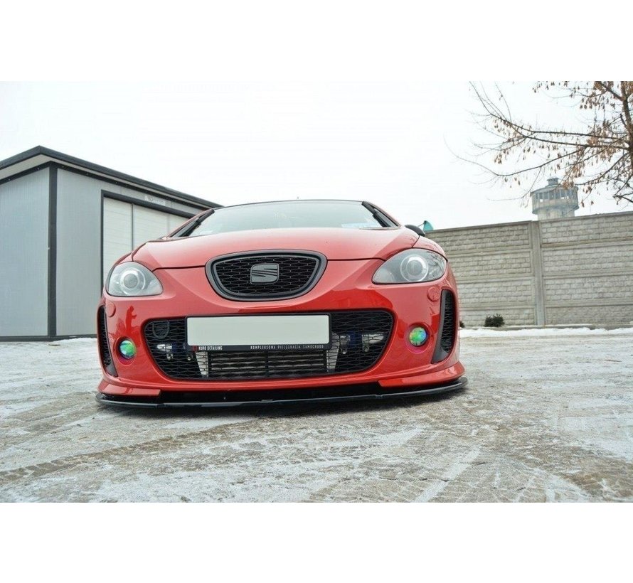 Maxton Design FRONT SPLITTER SEAT LEON MK2 MS DESIGN