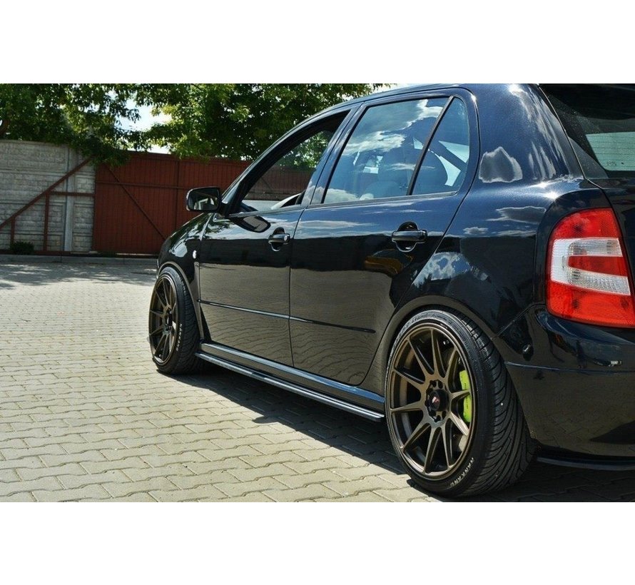 Maxton Design SIDE SKIRTS DIFFUSERS  Skoda Fabia RS Mk1