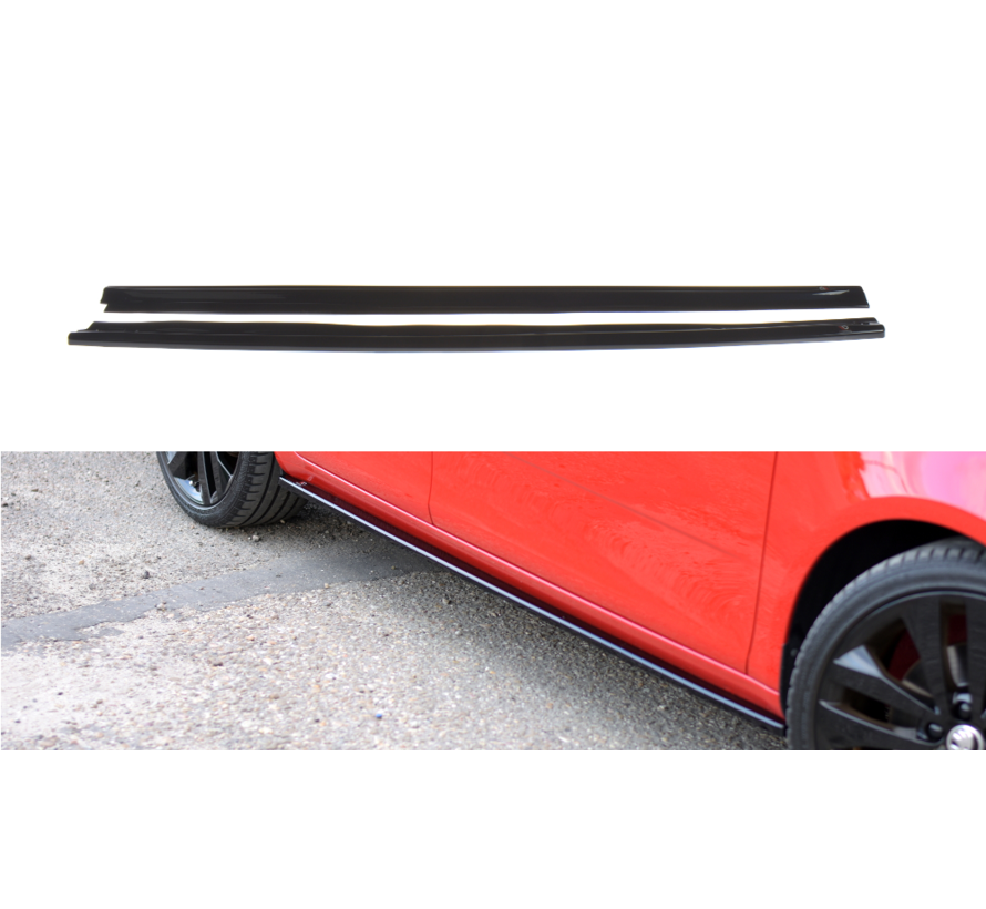 Maxton Design SIDE SKIRTS DIFFUSERS  Skoda Fabia RS Mk2