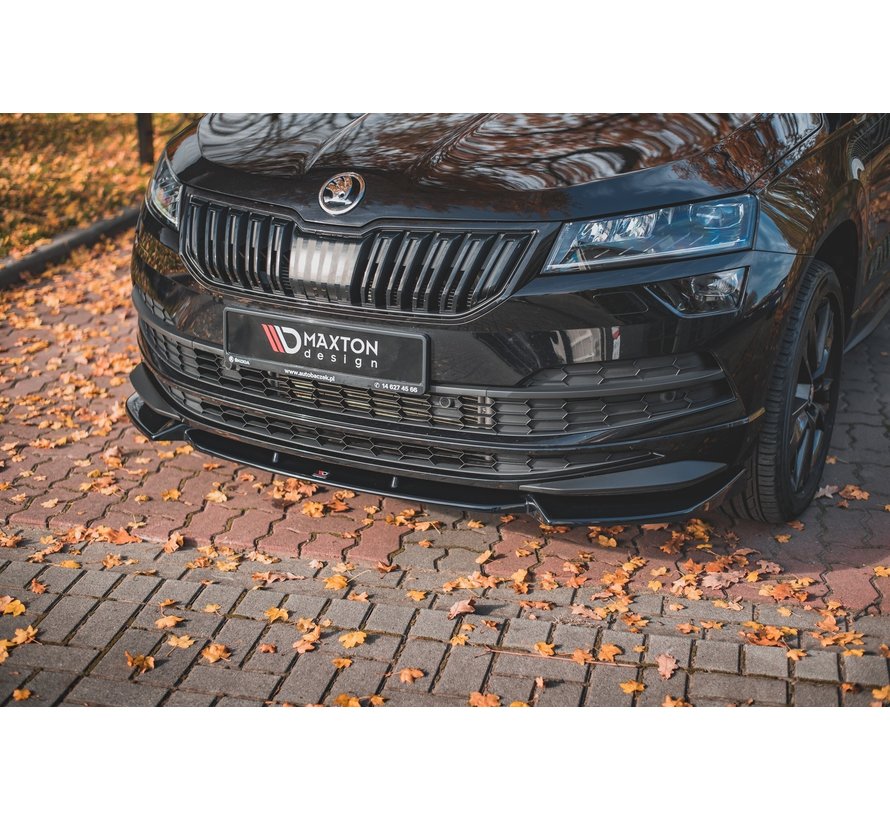 Maxton Design FRONT SPLITTER Skoda Karoq Sportline