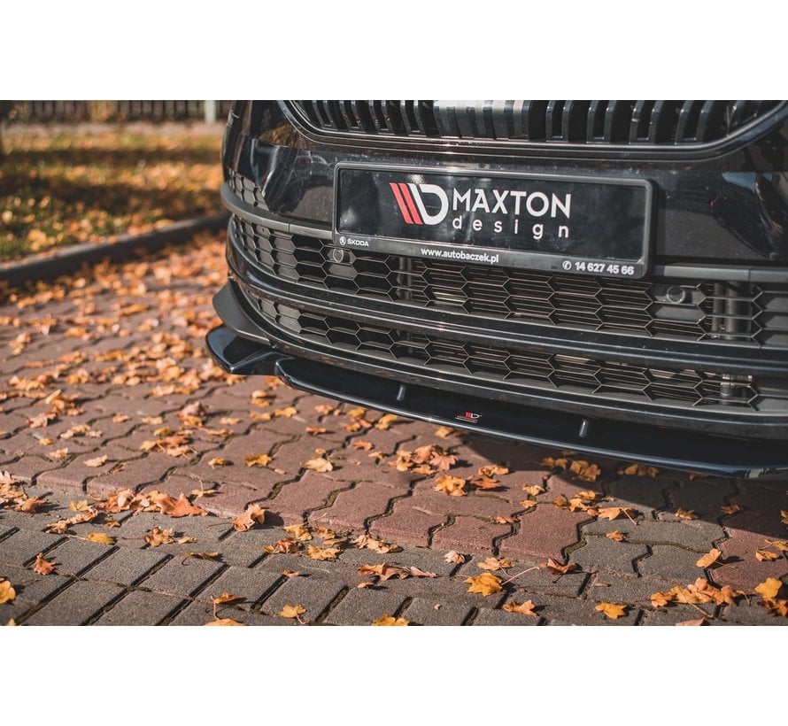 Maxton Design FRONT SPLITTER Skoda Karoq Sportline