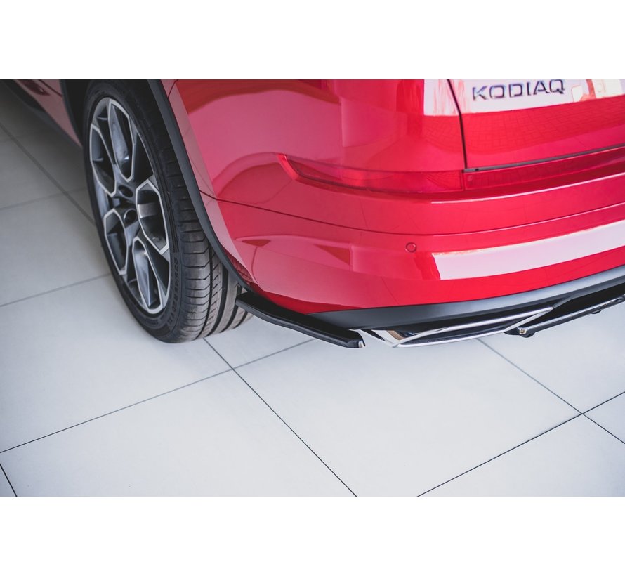 Maxton Design REAR SIDE SPLITTERS Skoda Kodiaq RS