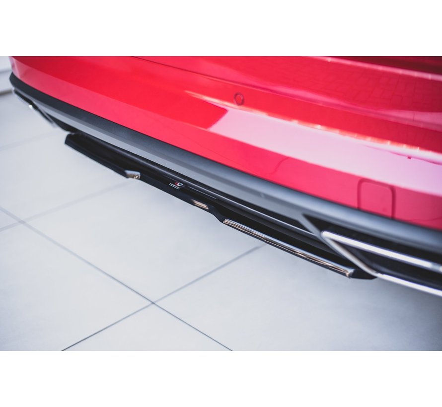 Maxton Design CENTRAL REAR DIFFUSER Skoda Kodiaq RS