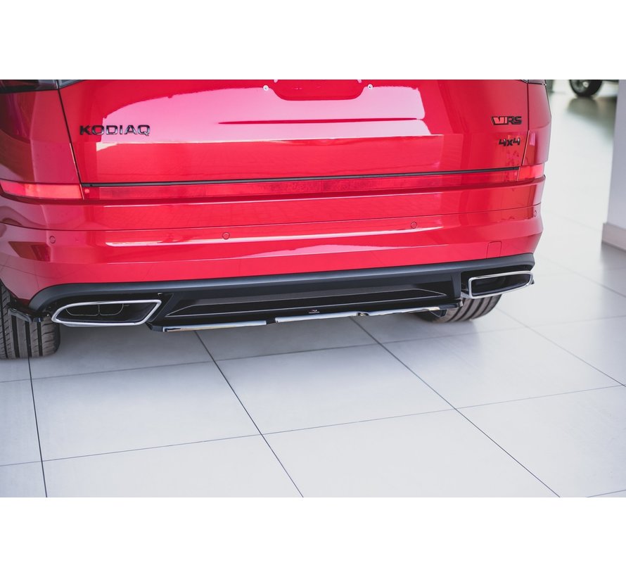 Maxton Design CENTRAL REAR DIFFUSER Skoda Kodiaq RS