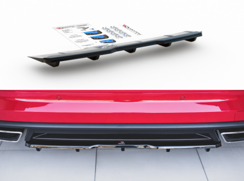 Maxton Design Maxton Design CENTRAL REAR DIFFUSER (with vertical bars) Skoda Kodiaq RS