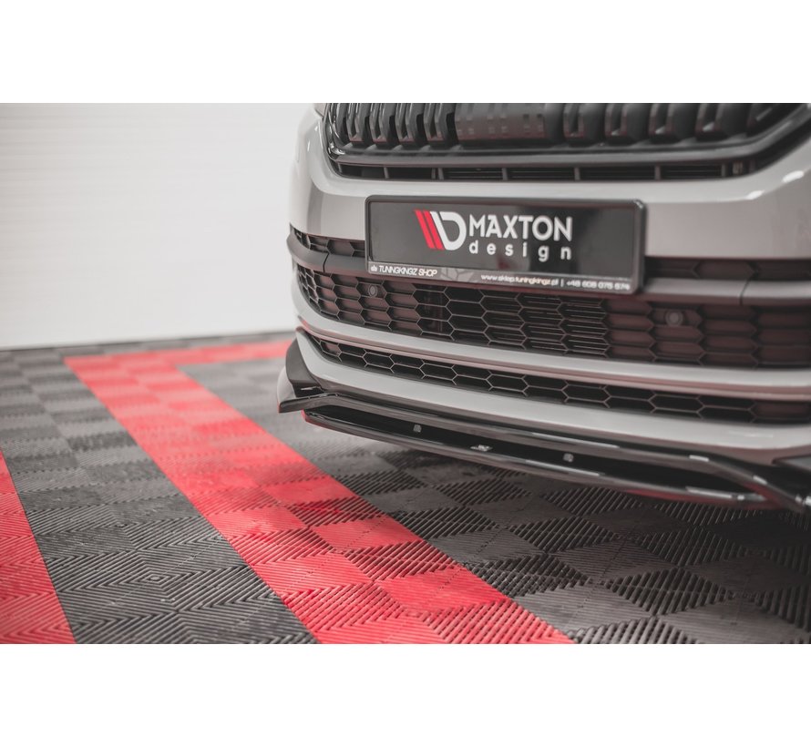 Maxton Design FRONT SPLITTER Skoda Kodiaq Mk1 Sportline/RS