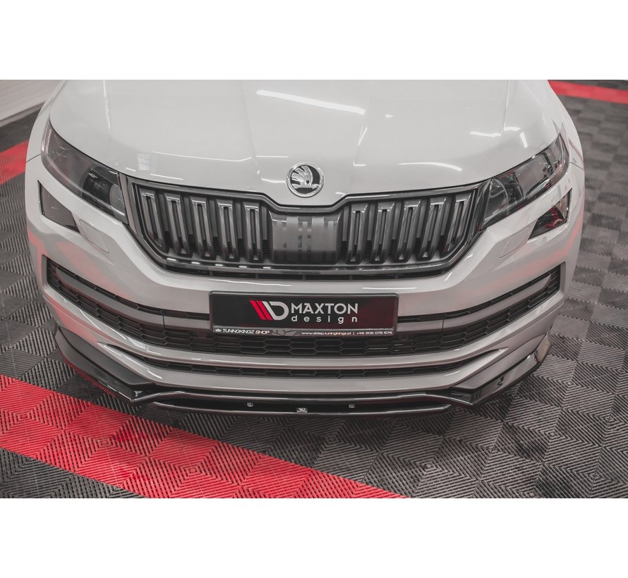 Maxton Design FRONT SPLITTER Skoda Kodiaq Mk1 Sportline/RS