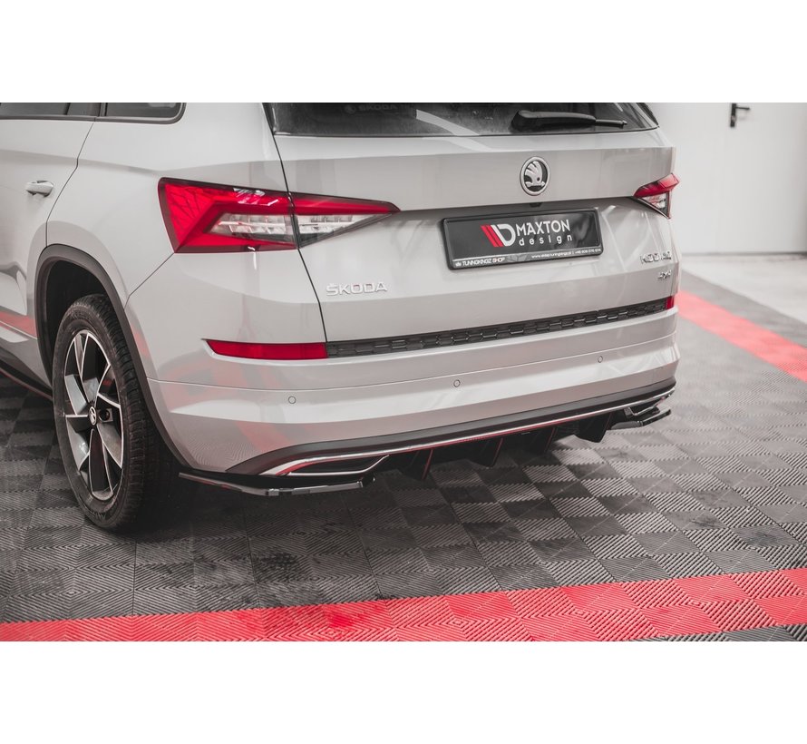 Maxton Design REAR SIDE SPLITTERS Skoda Kodiaq Mk1 Sportline