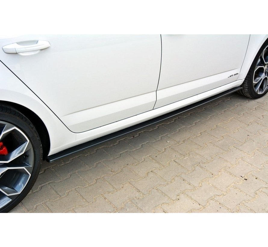 Maxton Design SIDE SKIRTS DIFFUSERS  Skoda Octavia RS Mk3 / Mk3 FL Hatchback / Kombi