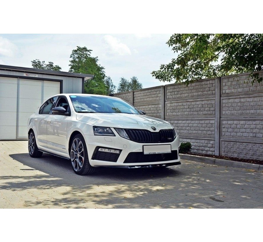 Maxton Design FRONT SPLITTER V.2 Skoda Octavia RS Mk3 / Mk3 FL