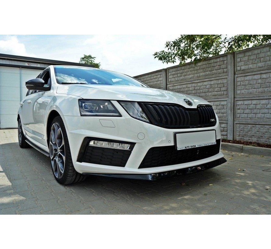 Maxton Design FRONT SPLITTER V.2 Skoda Octavia RS Mk3 / Mk3 FL