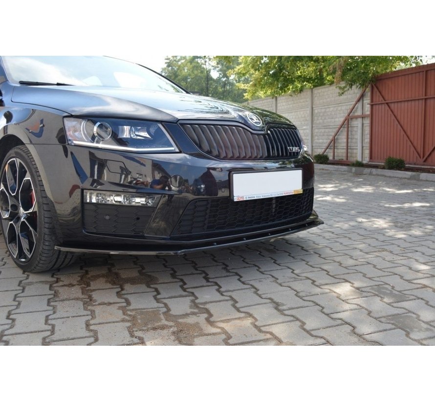 Maxton Design FRONT SPLITTER V.1 Skoda Octavia RS Mk3 / Mk3 FL