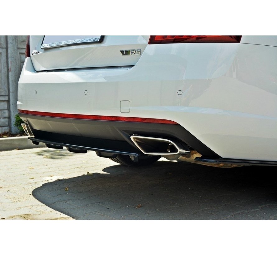 Maxton Design CENTRAL REAR DIFFUSER Skoda Octavia RS Mk3 / Mk3 FL Hatchback / Estate