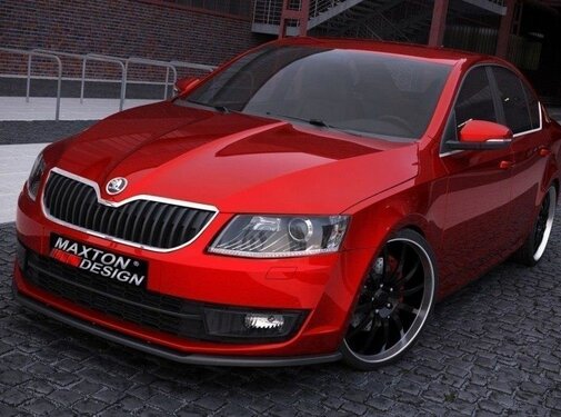 Maxton Design Maxton Design FRONT SPLITTER V.1 Skoda Octavia Mk3