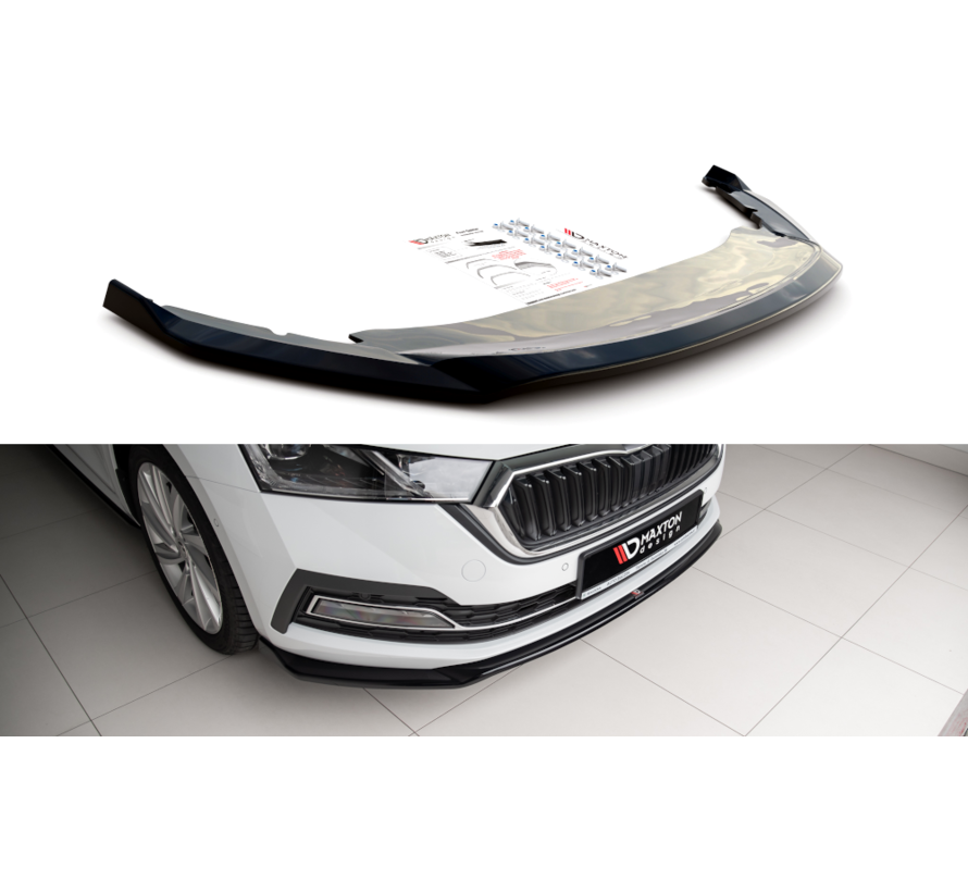 Maxton Design FRONT SPLITTER V.2 Skoda Octavia Mk4