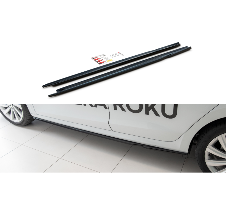 Maxton Design SIDE SKIRTS DIFFUSERS  V.2 Skoda Octavia Mk4