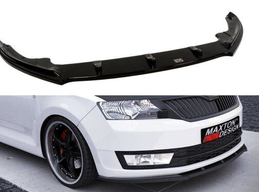 Maxton Design Maxton Design FRONT SPLITTER V.1 Skoda Rapid