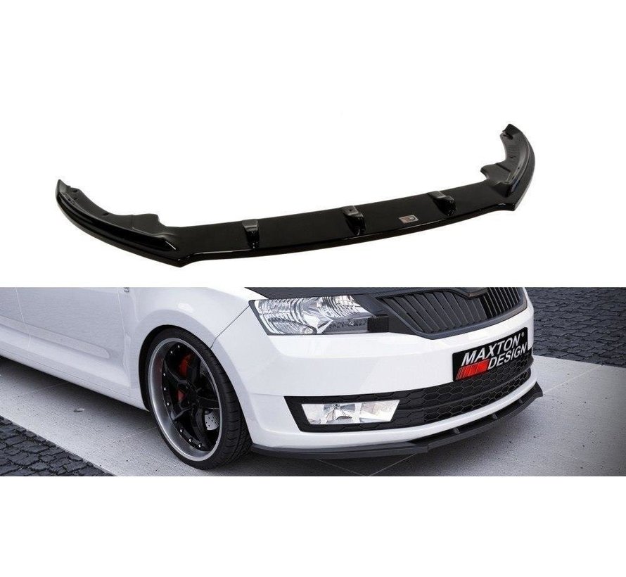 Maxton Design FRONT SPLITTER V.1 Skoda Rapid