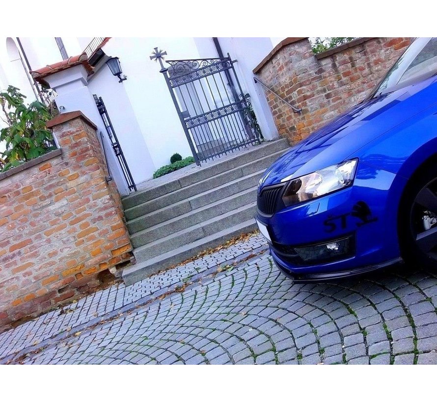 Maxton Design FRONT SPLITTER V.1 Skoda Rapid