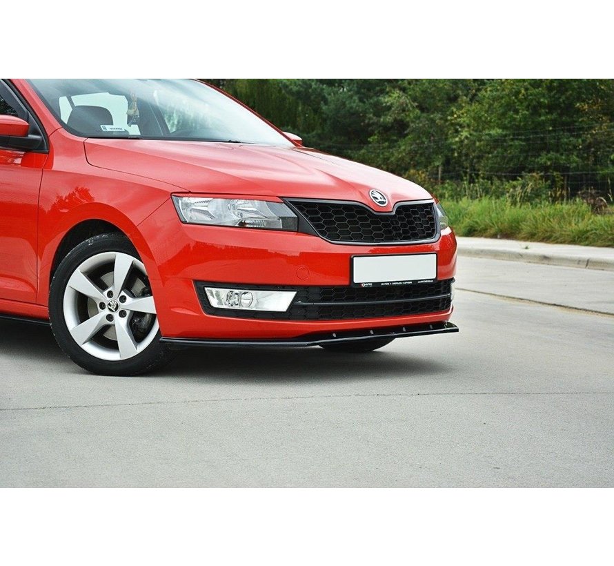 Maxton Design FRONT SPLITTER V.2 Skoda Rapid