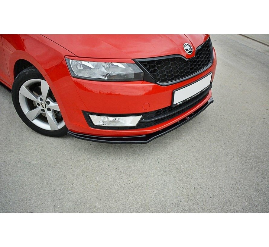 Maxton Design FRONT SPLITTER V.2 Skoda Rapid