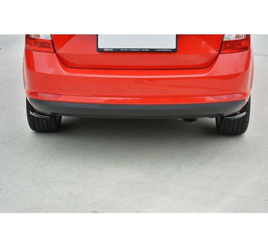 Maxton Design REAR SIDE SPLITTERS Skoda Rapid Spaceback