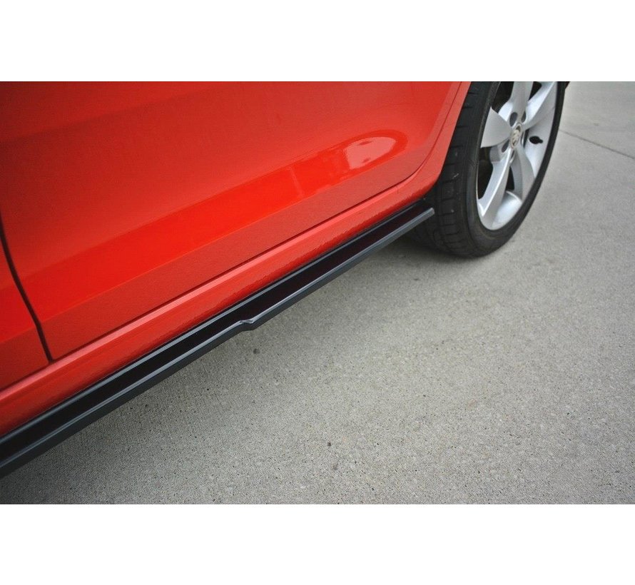 Maxton Design SIDE SKIRTS DIFFUSERS  Skoda Rapid