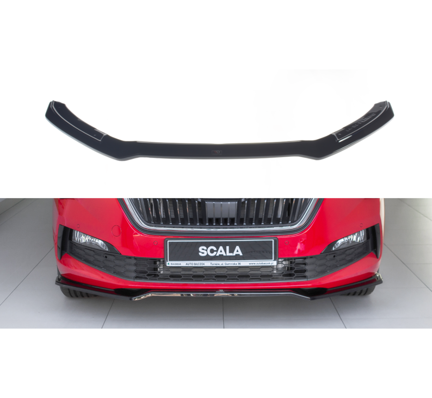 Maxton Design FRONT SPLITTER V.2 Skoda Scala