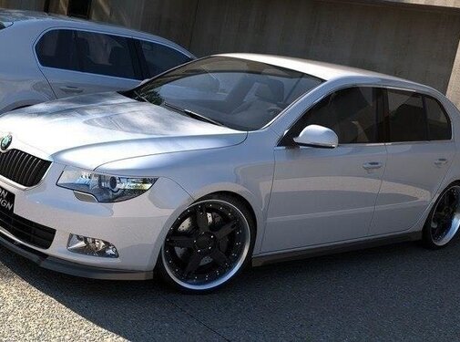 Maxton Design Maxton Design FRONT SPLITTER Skoda Superb Mk2