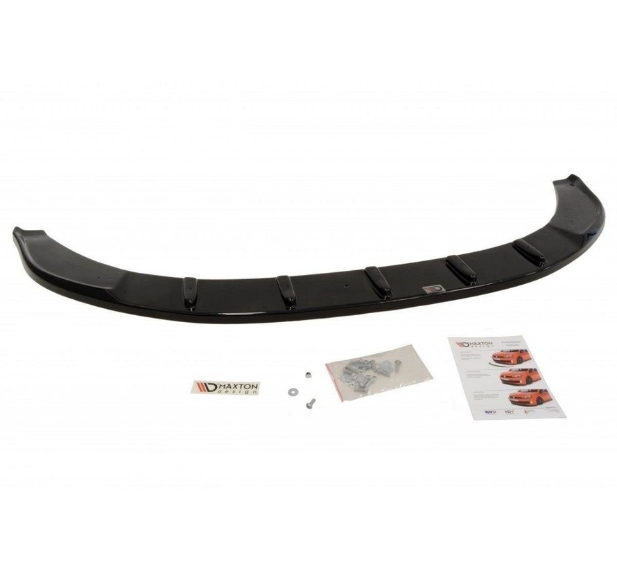 Maxton Design FRONT SPLITTER Skoda Superb Mk2 (For Sport Maxton Design FRONT BUMPER Spoiler)