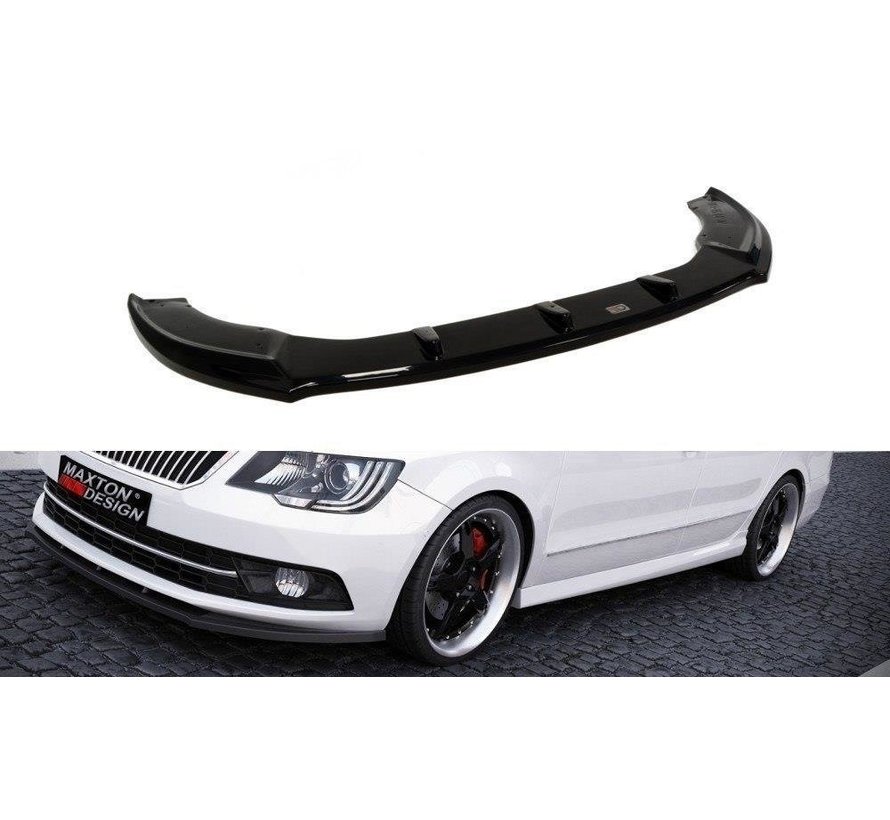 Maxton Design FRONT SPLITTER Skoda Superb Mk2 FL