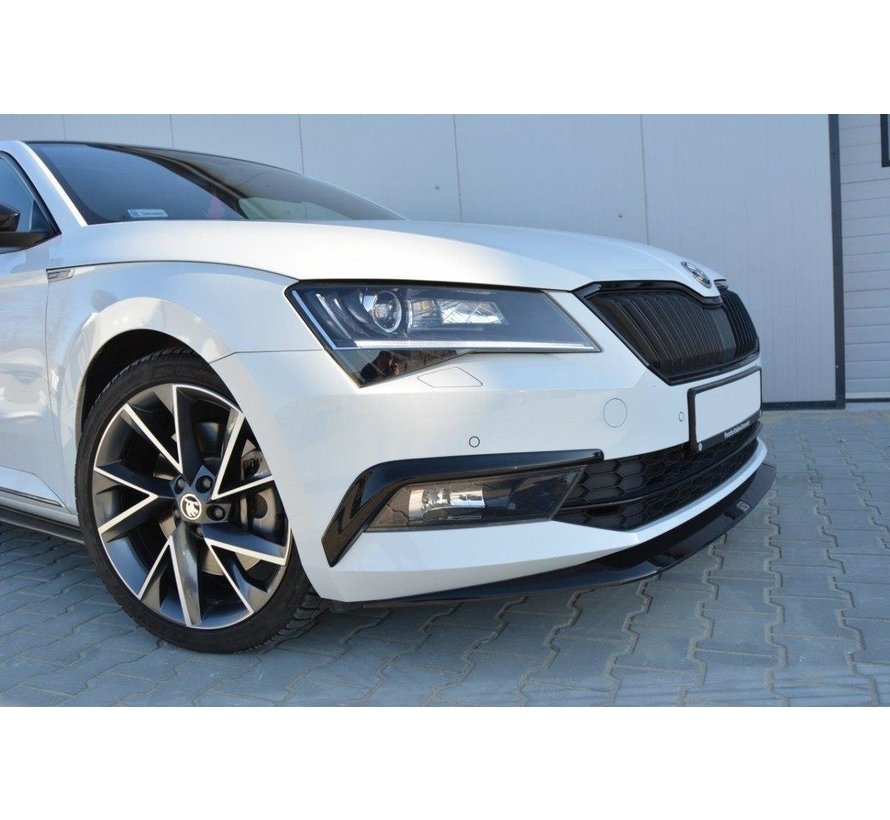 Maxton Design FRONT SPLITTER V.1 Skoda Superb Mk3