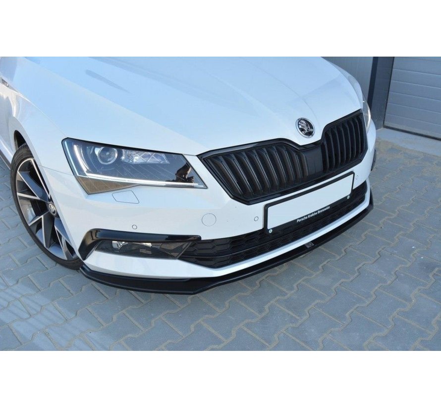 Maxton Design FRONT SPLITTER V.2 Skoda Superb Mk3