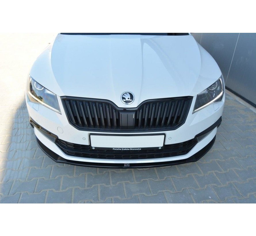 Maxton Design FRONT SPLITTER V.2 Skoda Superb Mk3