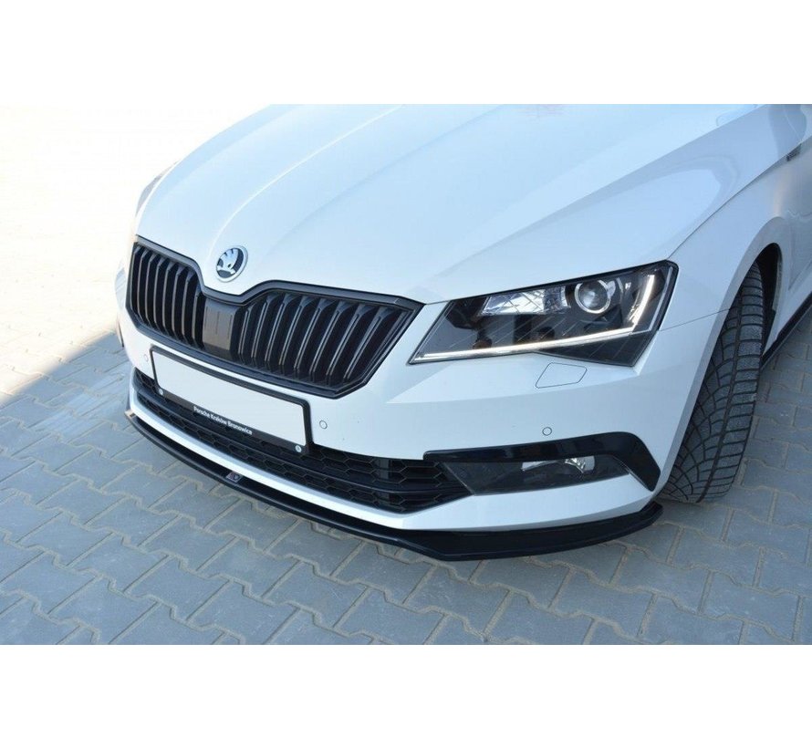 Maxton Design FRONT SPLITTER V.2 Skoda Superb Mk3