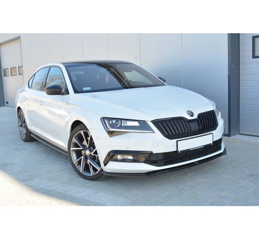 Maxton Design FRONT SPLITTER V.2 Skoda Superb Mk3