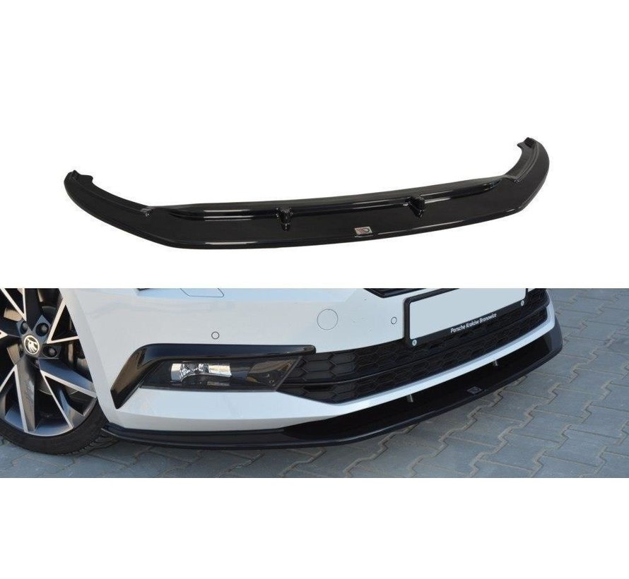 Maxton Design FRONT SPLITTER V.3 Skoda Superb Mk3