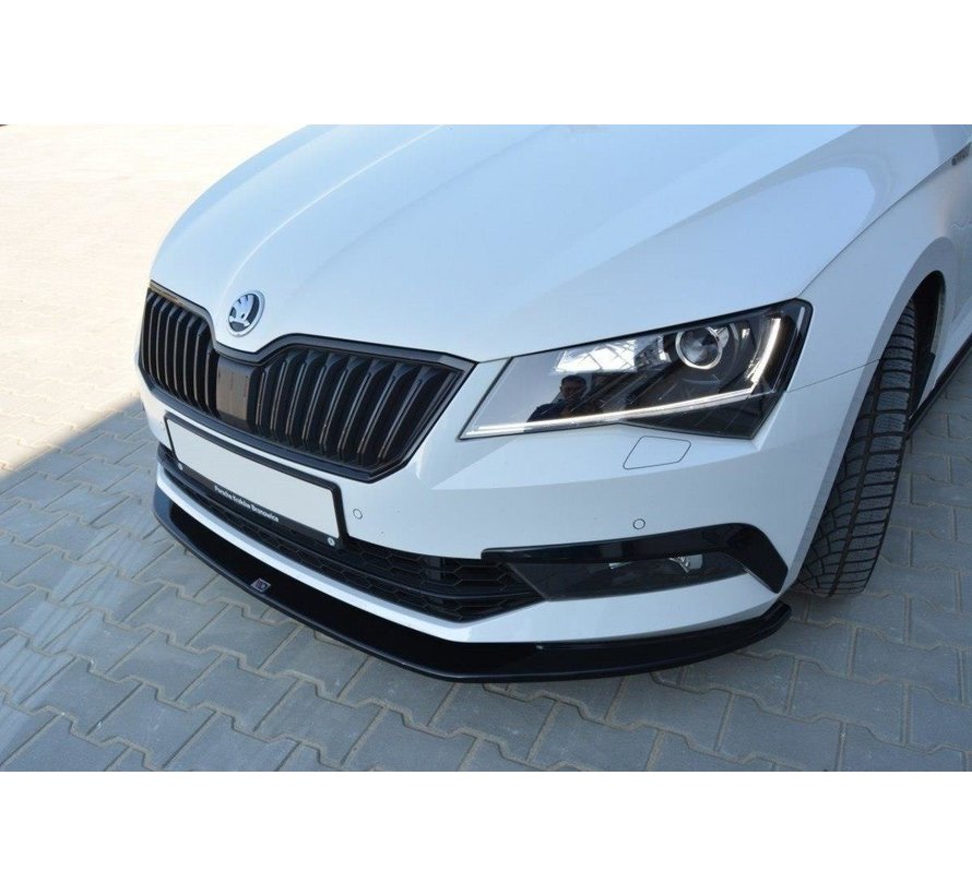 Maxton Design FRONT SPLITTER V.3 Skoda Superb Mk3